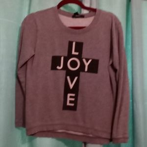 Forever 21 Joy love sweatshirt